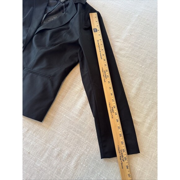 Lane Bryant Two Button‎ Black Blazer Double Weave Stretch Size 16 NWT $79 - Picture 8 of 8